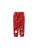 A Bathing Ape Jogger Pants WGM Shark Red Camo