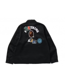 A Bathing Ape Multi Font Relaxed Fit Zipped Jacket