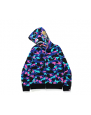 A Bathing Ape X Kid Cudi Shark Fullzip Hoodie