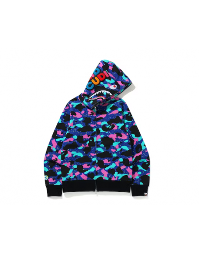 A Bathing Ape X Kid Cudi Shark Fullzip Hoodie