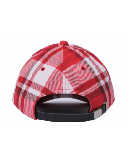 A Bathing Ape Check Red Head Cap