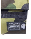 Bathing Ape X Porter Green Camo Long Wallet